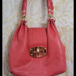 Salmon pink Charming Charlie purse